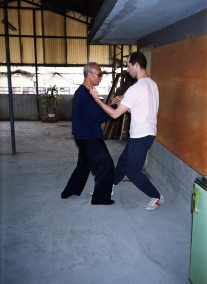 Pushing Hands on rooftop small